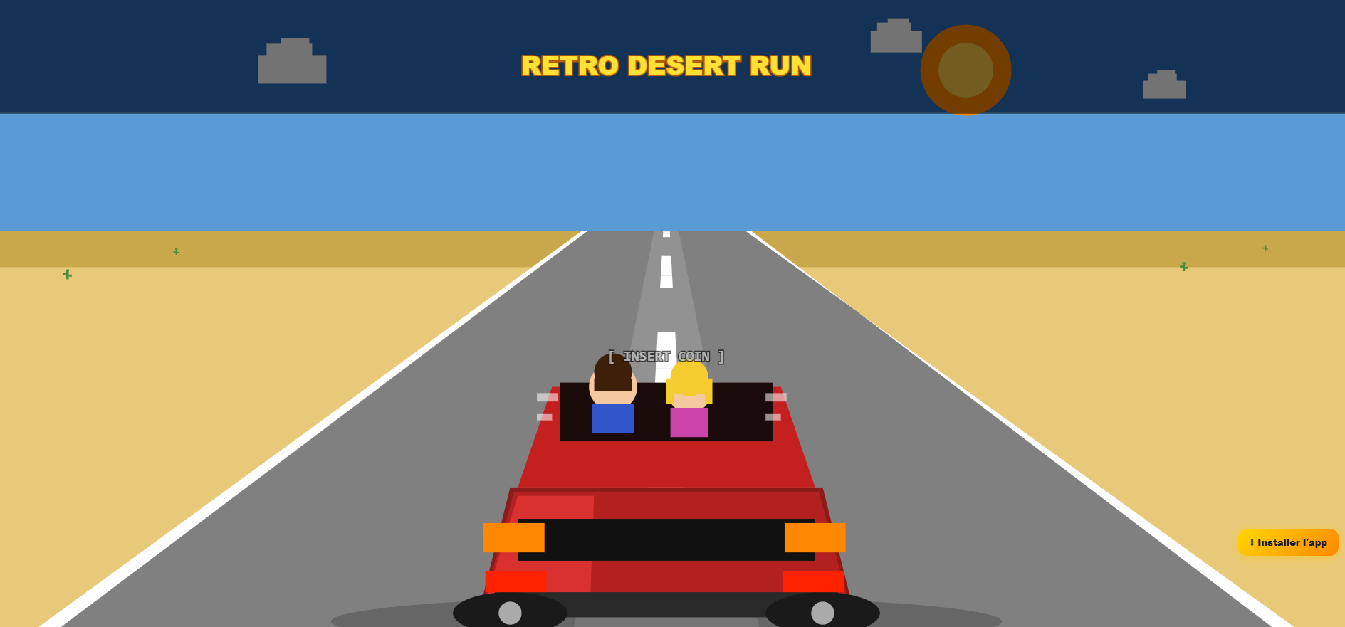 Retro Desert Run